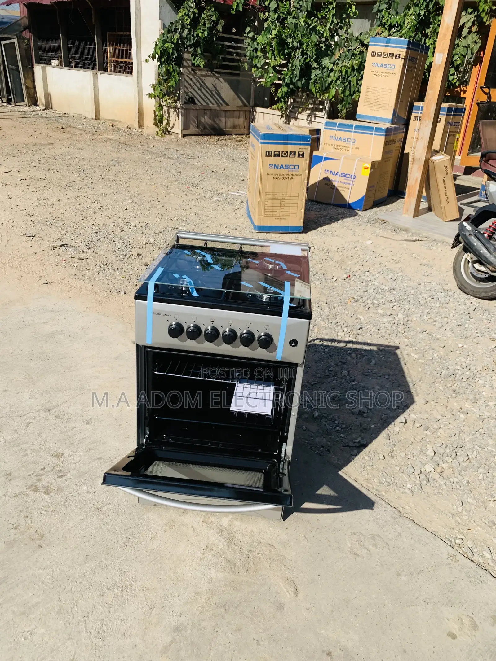 Kitchen 4 Burner Gas Cooker 50x50 With Oven Grill