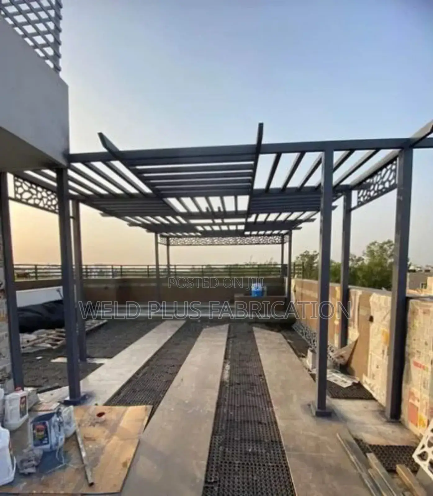 Steel Fabricated Pergola