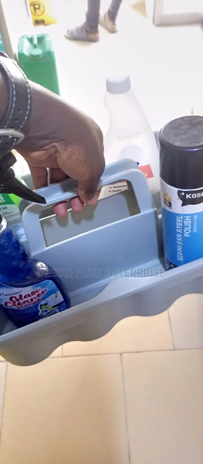 Carry Tray Cleaning Kits Basket