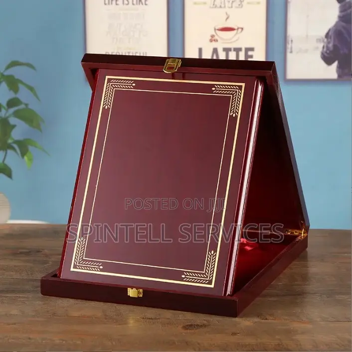 A5 Plus Wooden Award Plaque