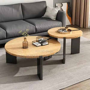 Solid Wood Center Table Set