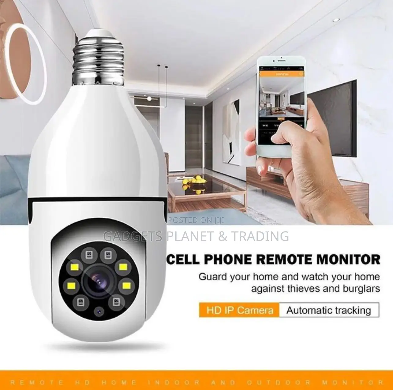Smartnet Wifi Security IP Bulb Camera | V380