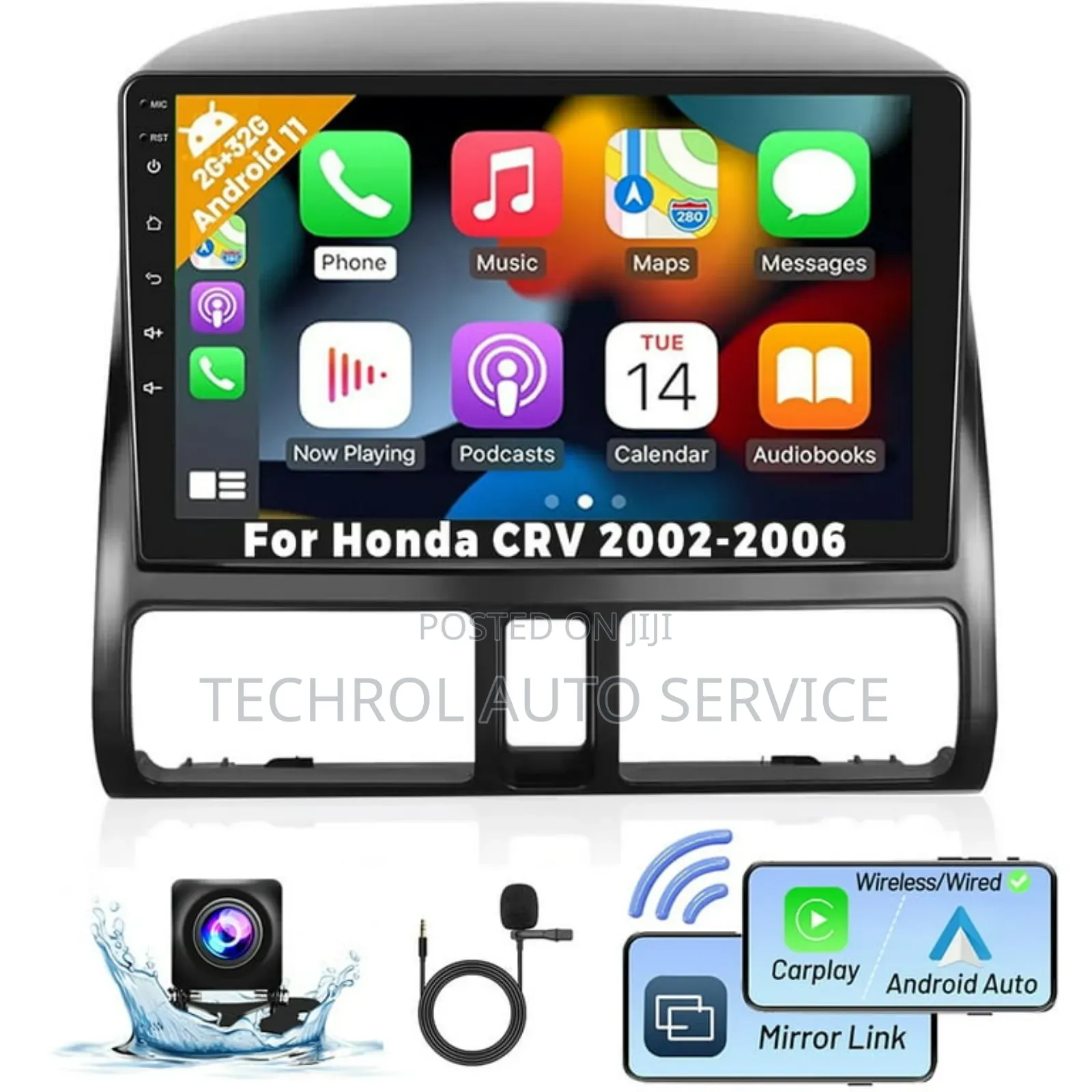 2002 to 2006 Honda CRV Andriod Touch Screen Systems