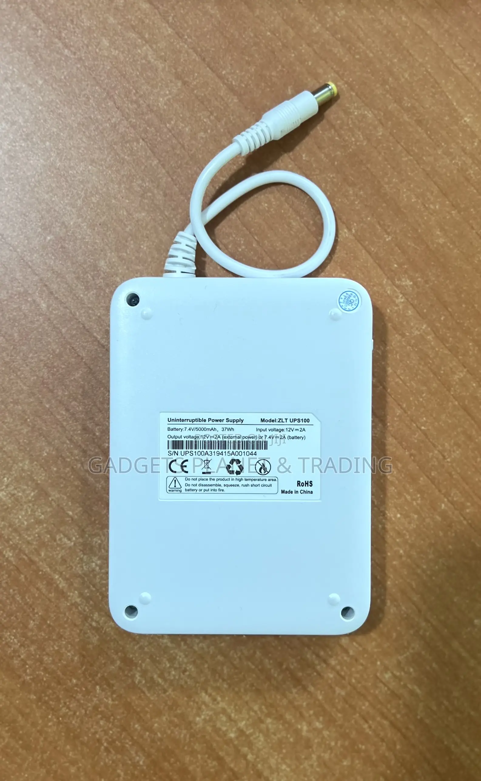 Uninterruptible Power Supply for Routers 12V 2A - ZLT UPS100