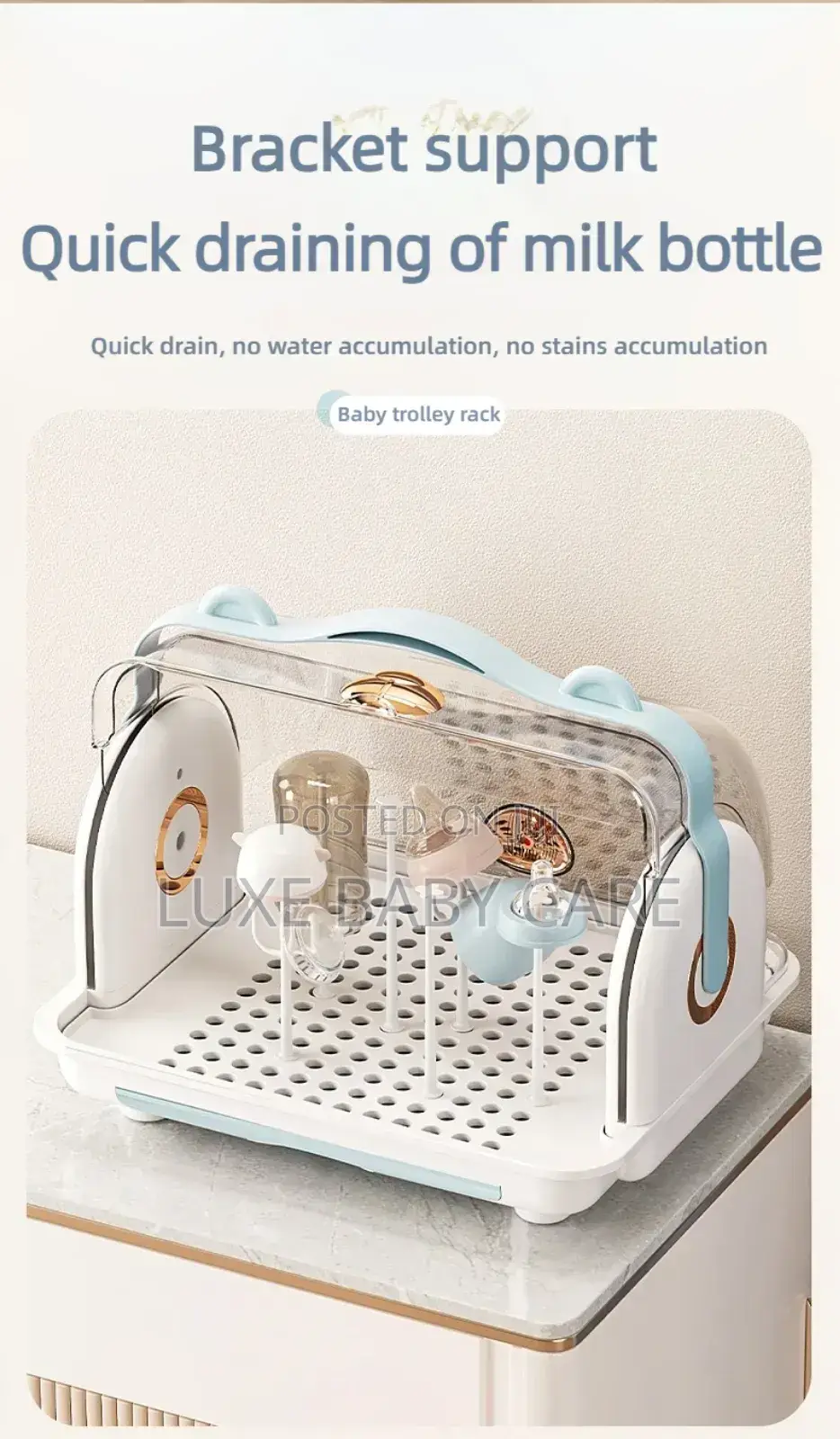 Baby Bottle Drying Rack ,Portable Nursing Bottle Storage