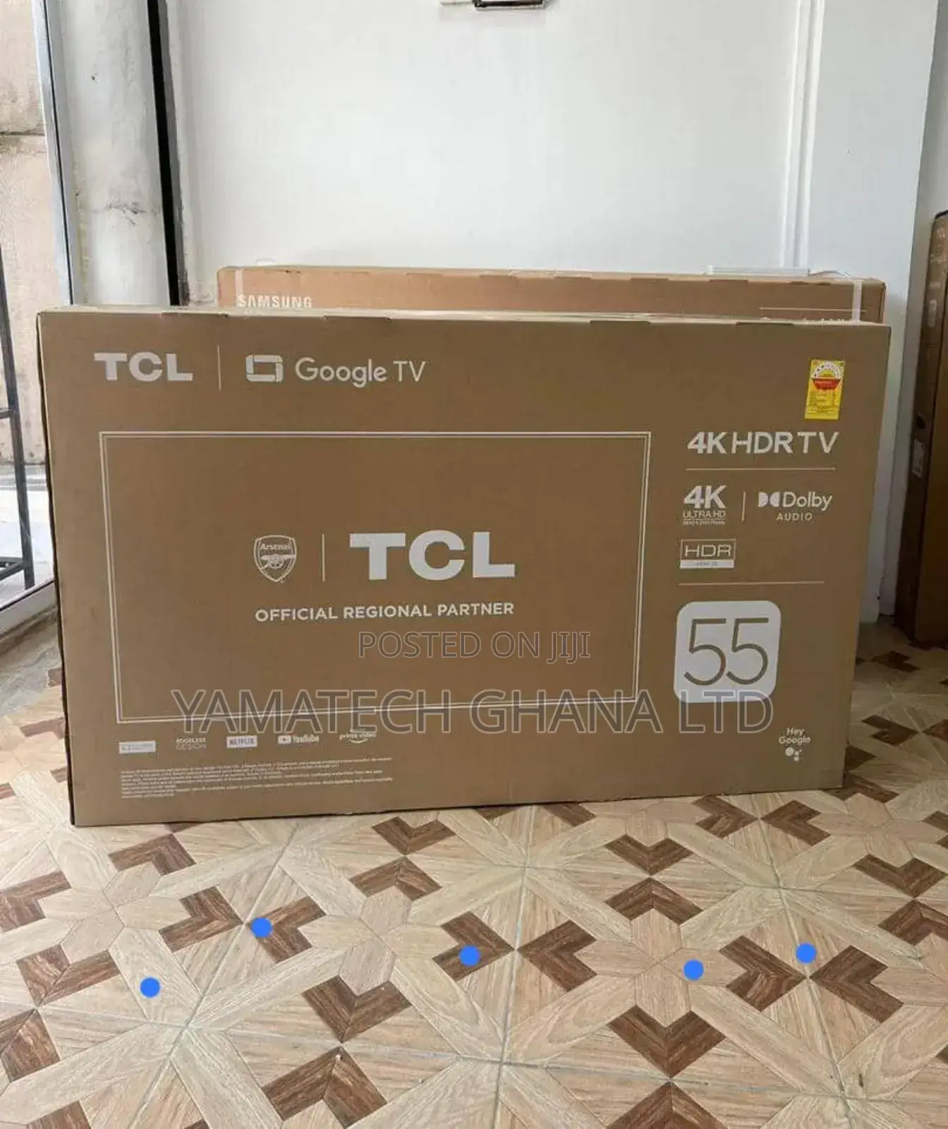 TCL 55" Smart Tv With Wiffi, Bluetooth and Google Tv