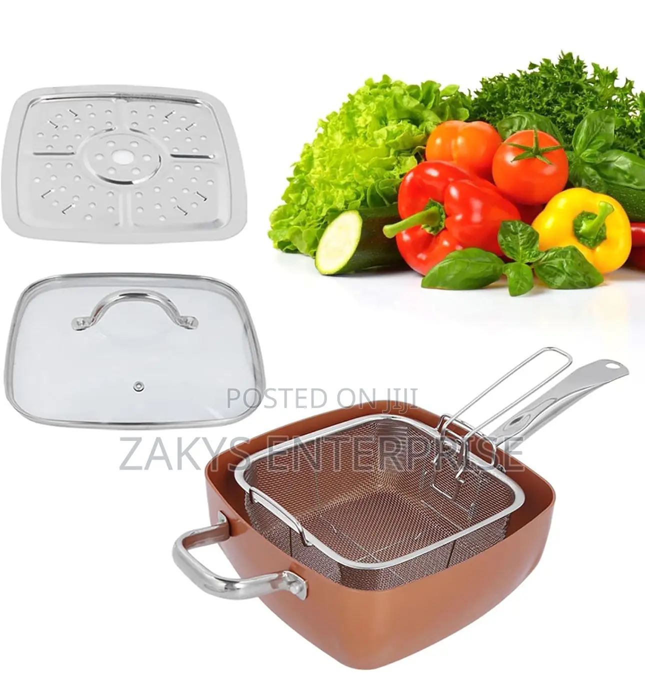 Copper Pan 4 in 1