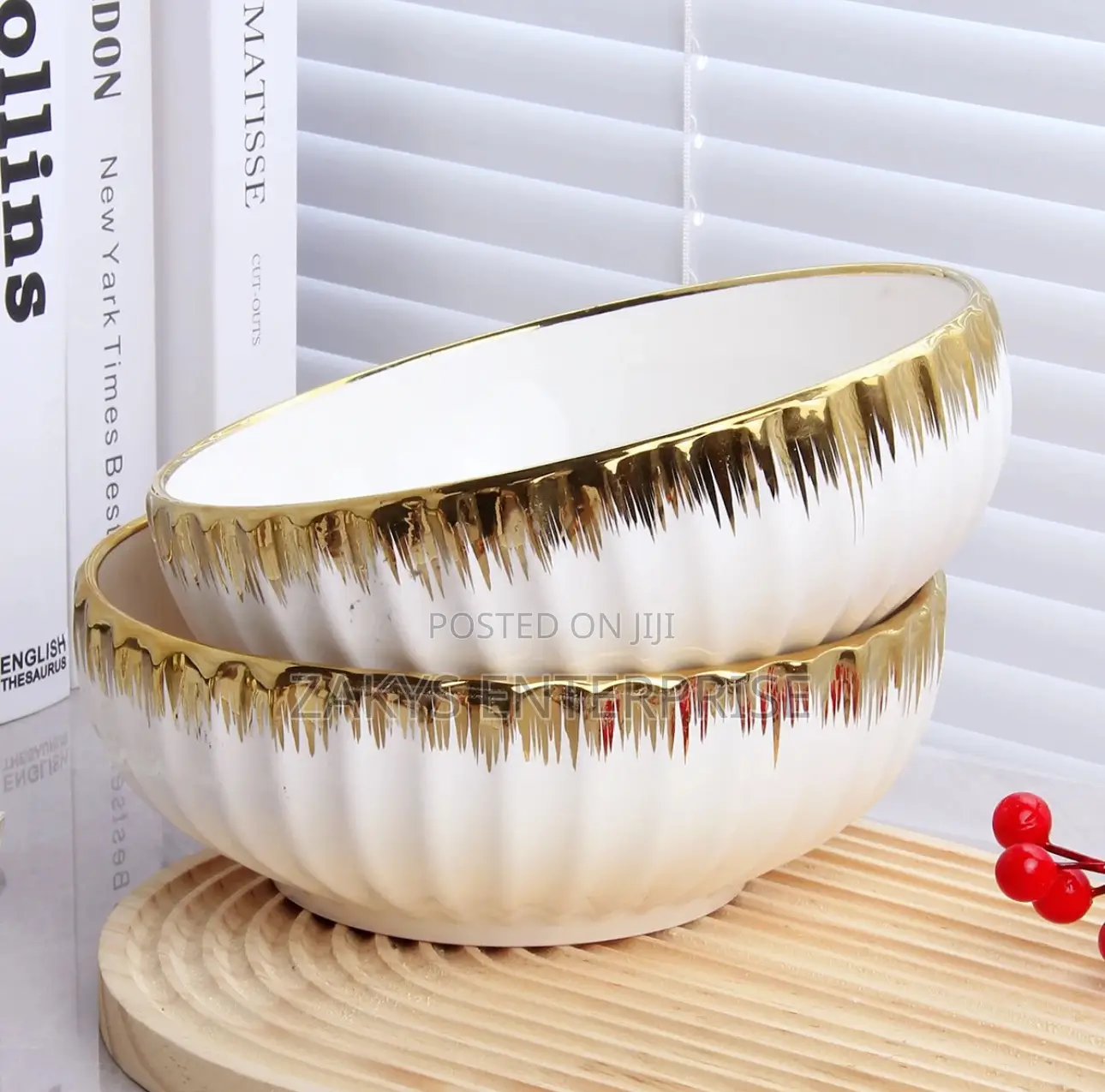 Ceramic Fufu Bowl 2pcs