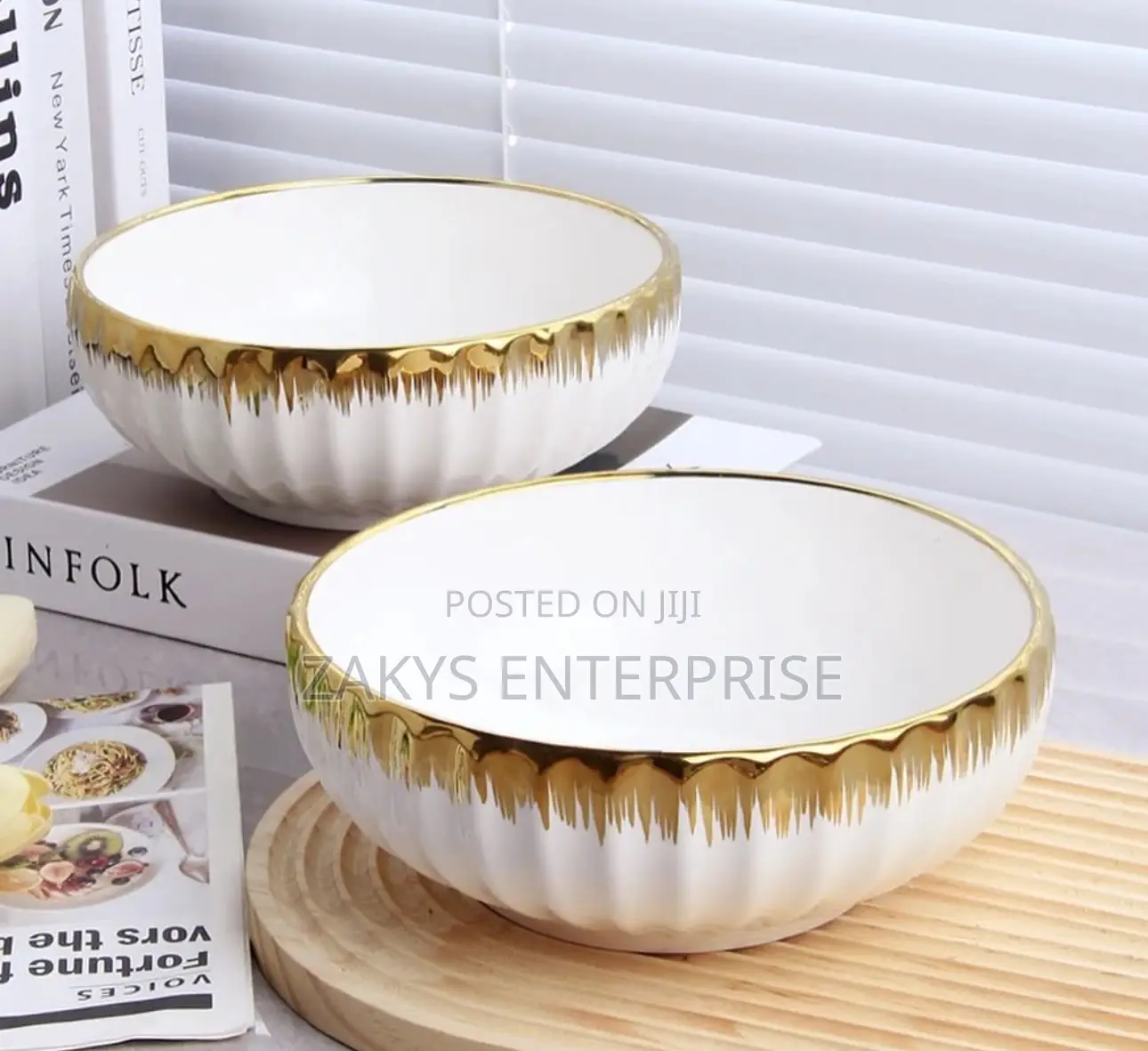 Ceramic Fufu Bowl 2pcs