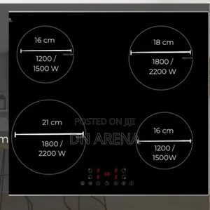 PKM IN 4 B3 G Induction Glass Ceramic Hob 4-Way Booster
