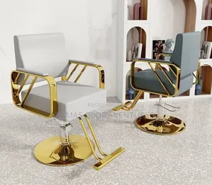 White Salon Chair