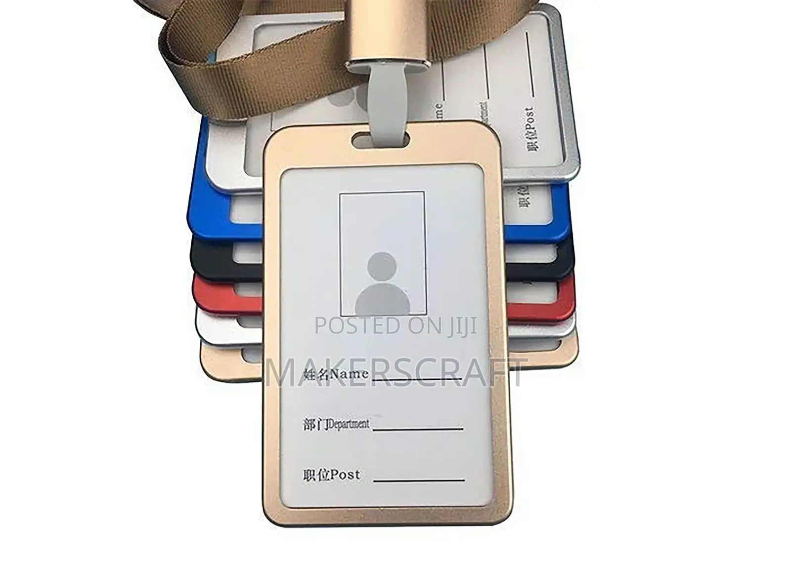 Metallic Id Card Holder