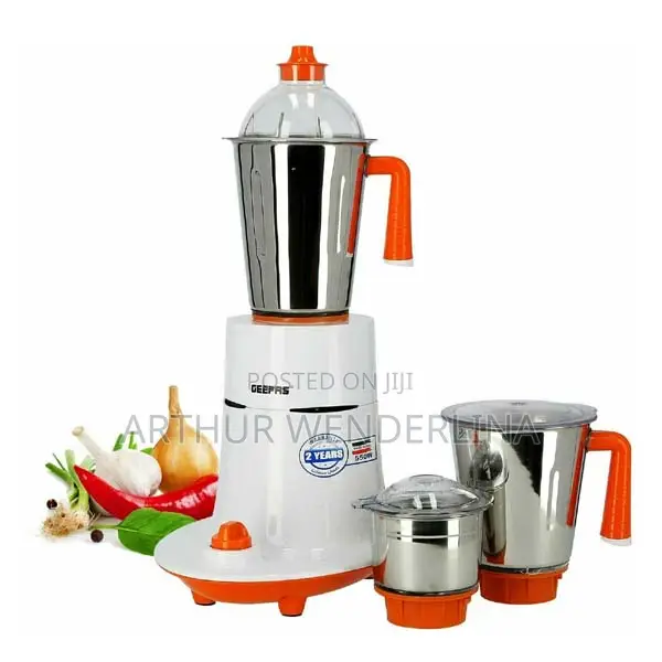 3-in-1 Mixer Grinder GSB5080 Geepas
 ( 550watt)