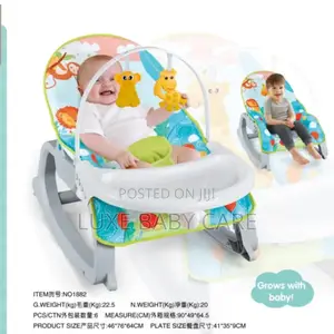 2 in 1 Baby Musical Rocker and Feeding Chair