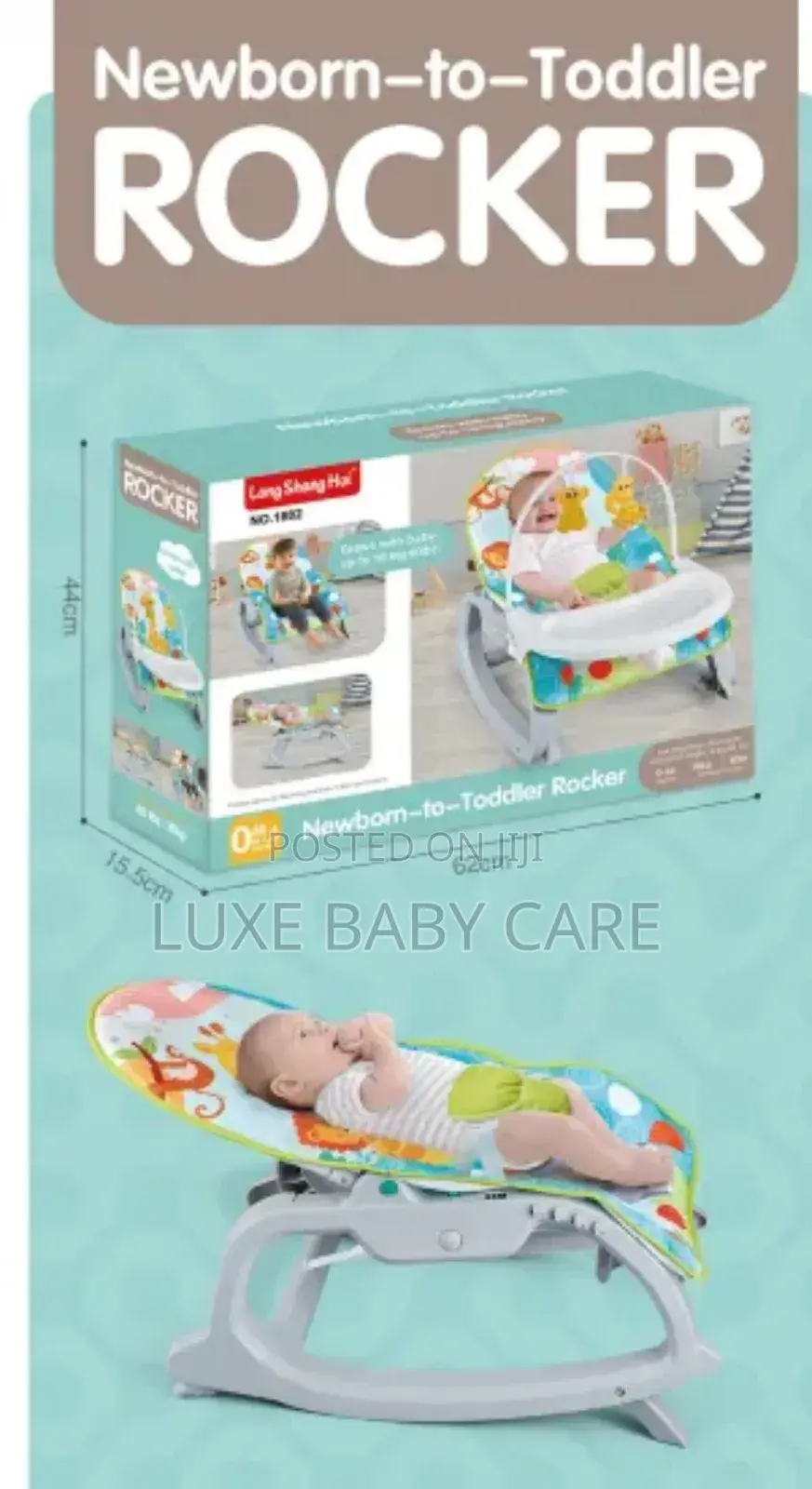 2 in 1 Baby Musical Rocker and Feeding Chair