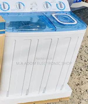 White Sea Blue Colour 7kg Washing Semi Automatic W/Mc