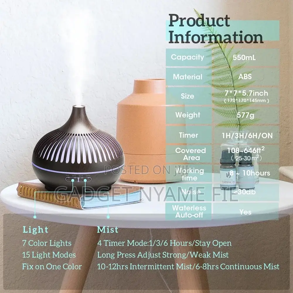 Essential Oil Diffuser (Mp3 Player)