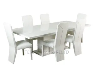 Dining Set (White Inn) 8/6 Seater