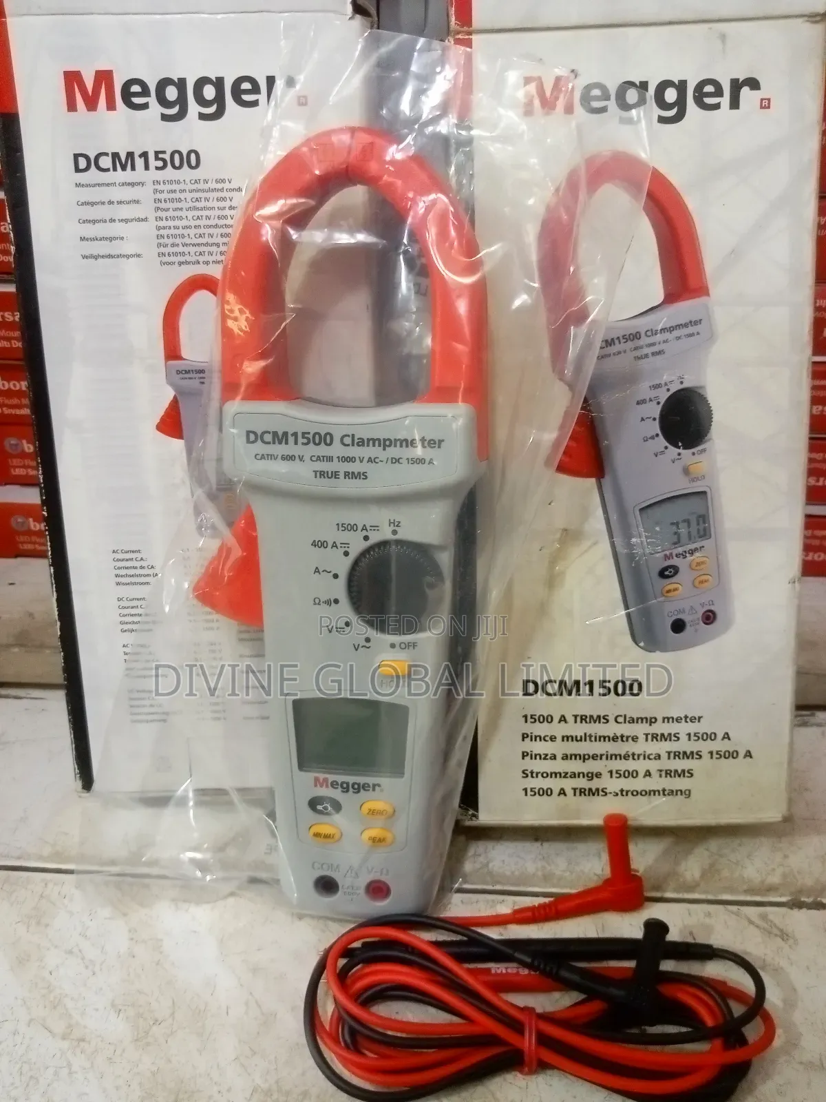 Megger DCM1500 Digital Power Clamp Meter TRMS