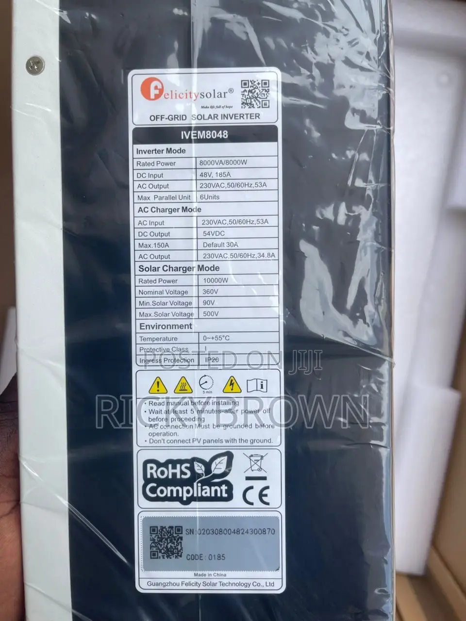 48v 8000watts Felicity Hybrid Inveters