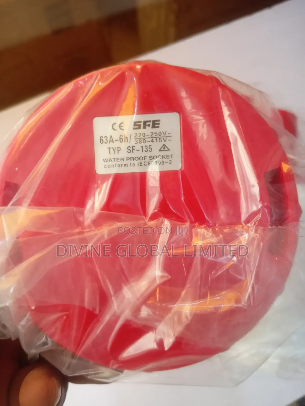 63A Male and Female 5pin Industrial Waterproof Socket
