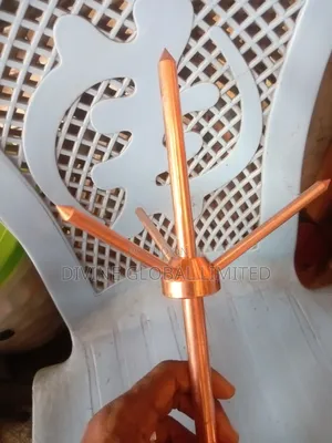 Copper Earth Thunder Arrestor Roof Top