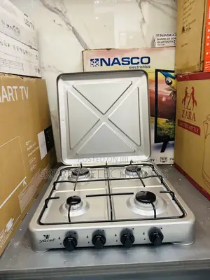 Durable Materials Grey Yucel Gas Cooker 4burner