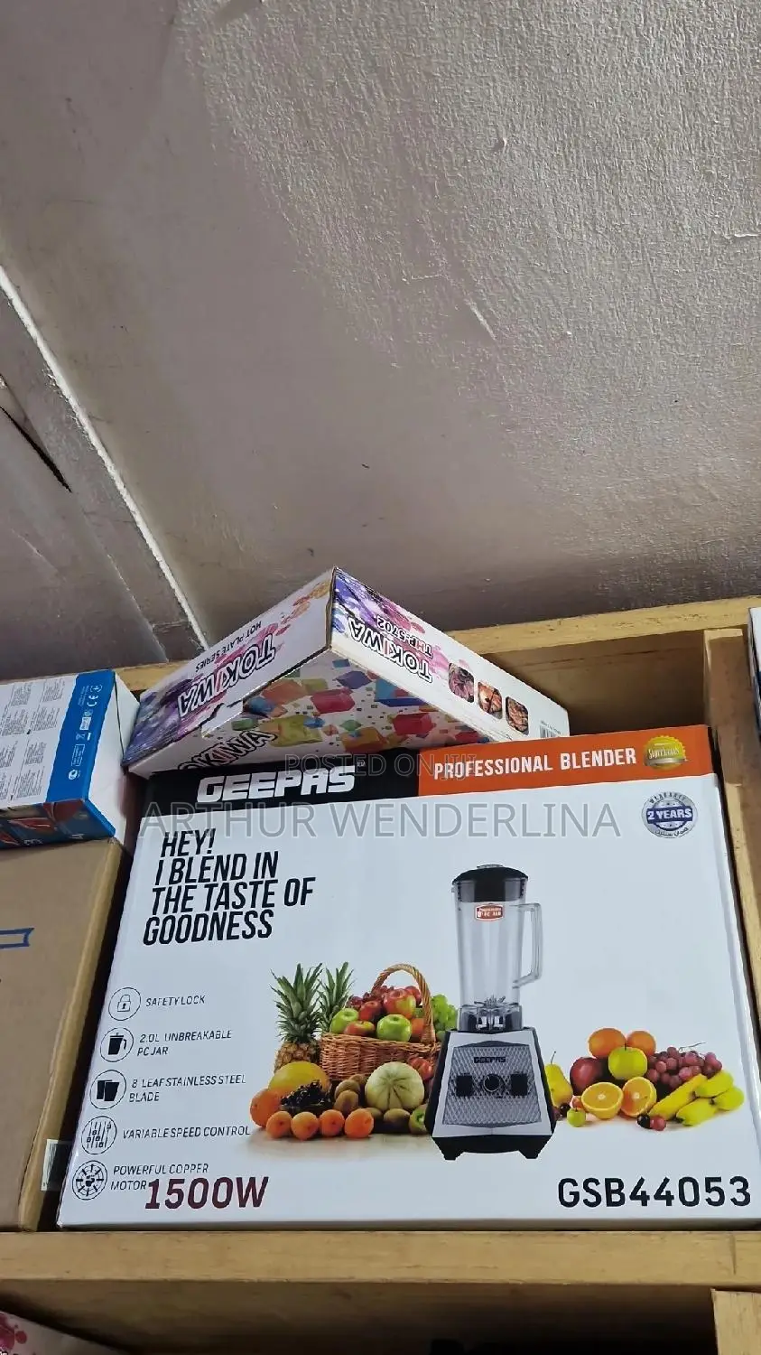 Geepas Professional Blendèr (500W)