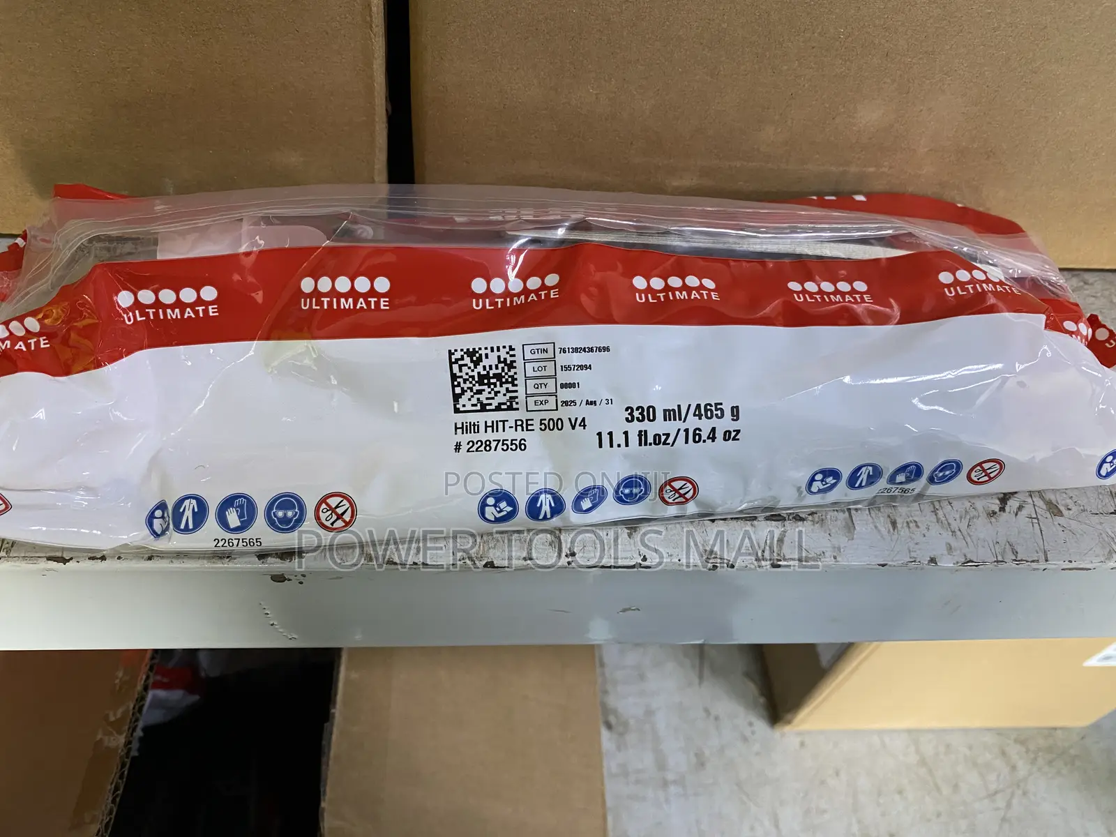 Hilti Re-500 Injectable Mortar