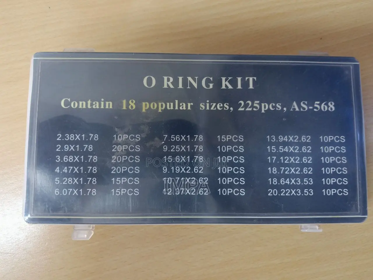 O RING KIT 770pcs Rubber O Ring Assortment Kits 18 Sizes Sea