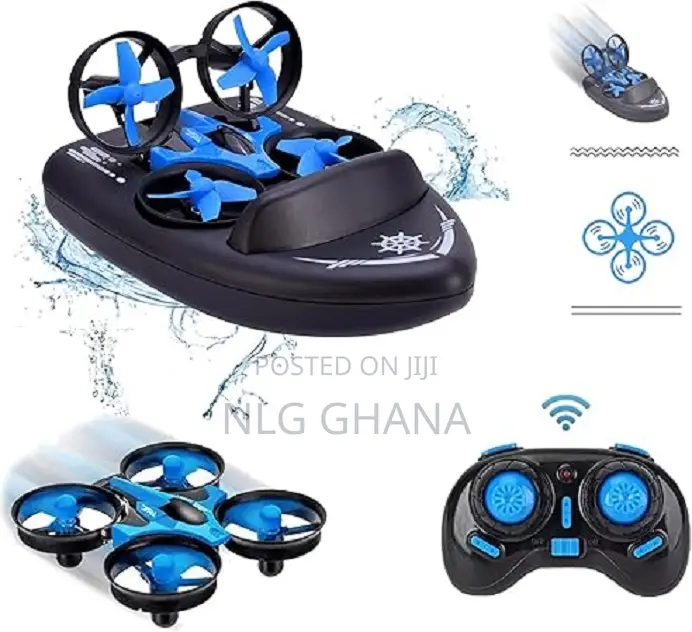 3-in-1 Sea Land Air Triphibian Mini Quadcopter Drone Headles