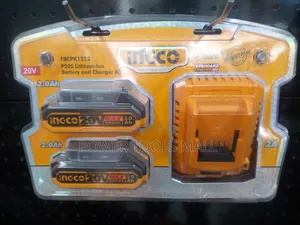 Ingco 20v Battery and Charger Kit