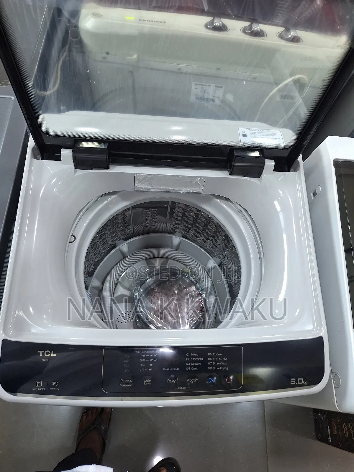 Best Fully Automatic_tcl 8kg Top Load Washing Machine