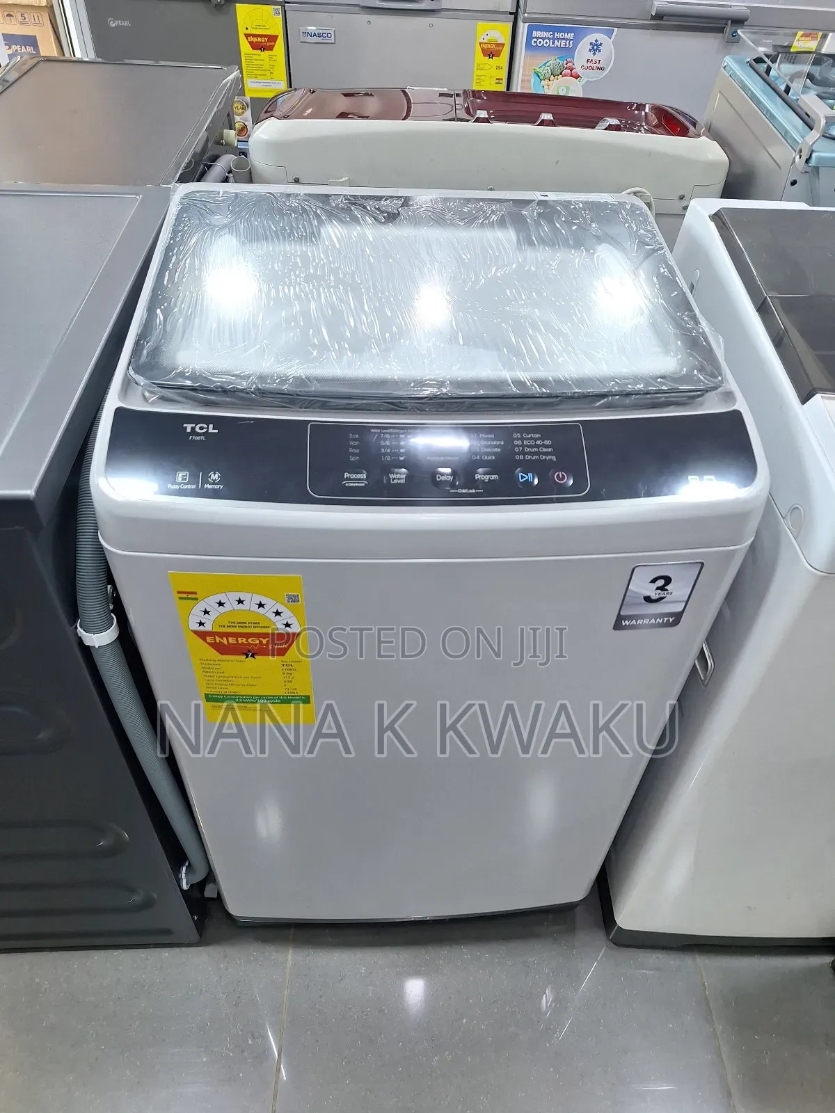 Best Fully Automatic_tcl 8kg Top Load Washing Machine