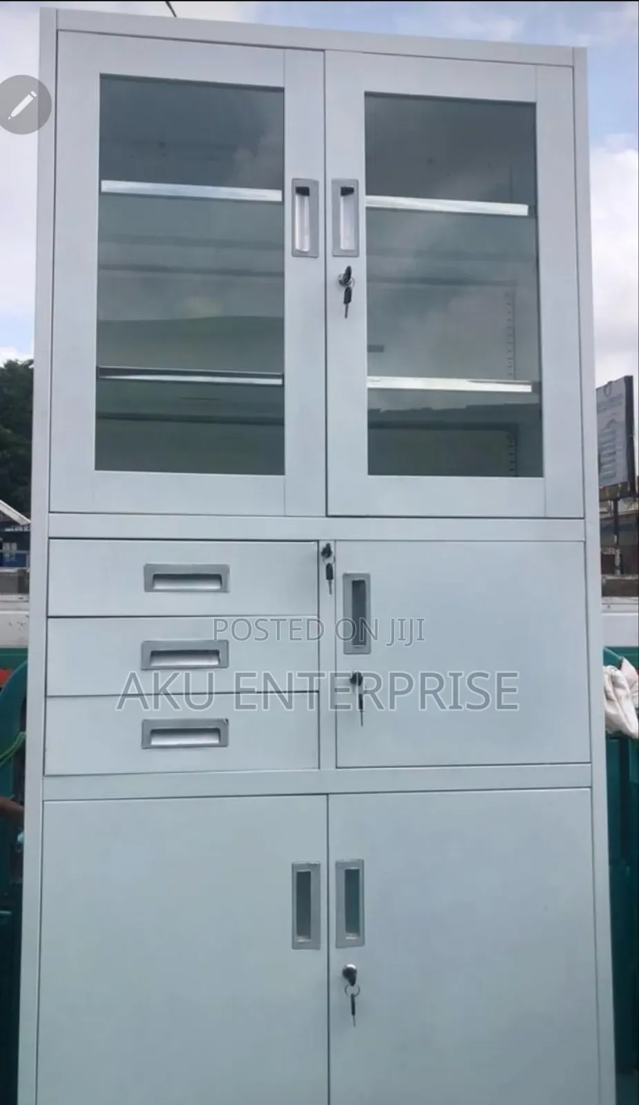 Metallic Storage Cabinet