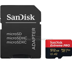 Sandisk 512gb Extreme Uhs-I Microsdxc With Sd Adapter