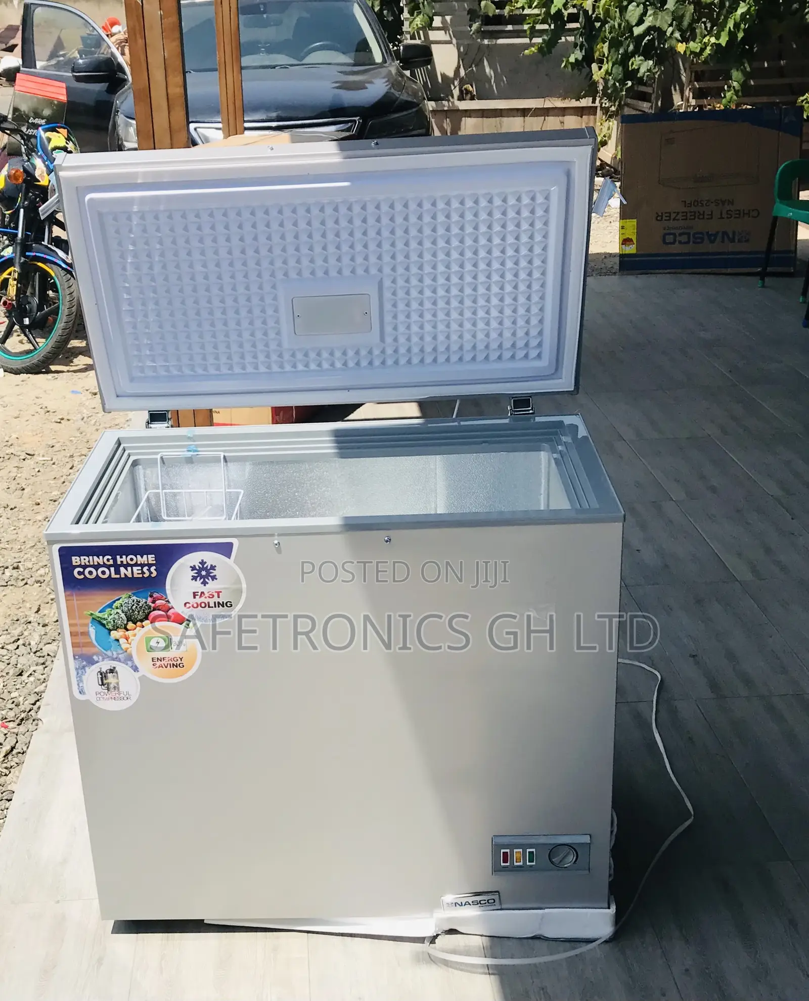 Adorable Singledoor Nas-250 Gray 199L~~ Freezer Nasco