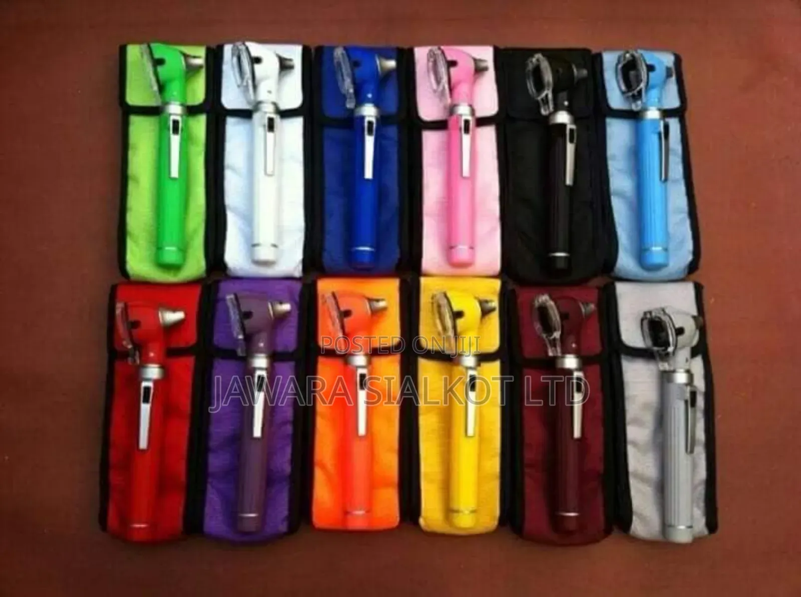 Mini Fiber Optic Mini Otoscope Set 10 Colors