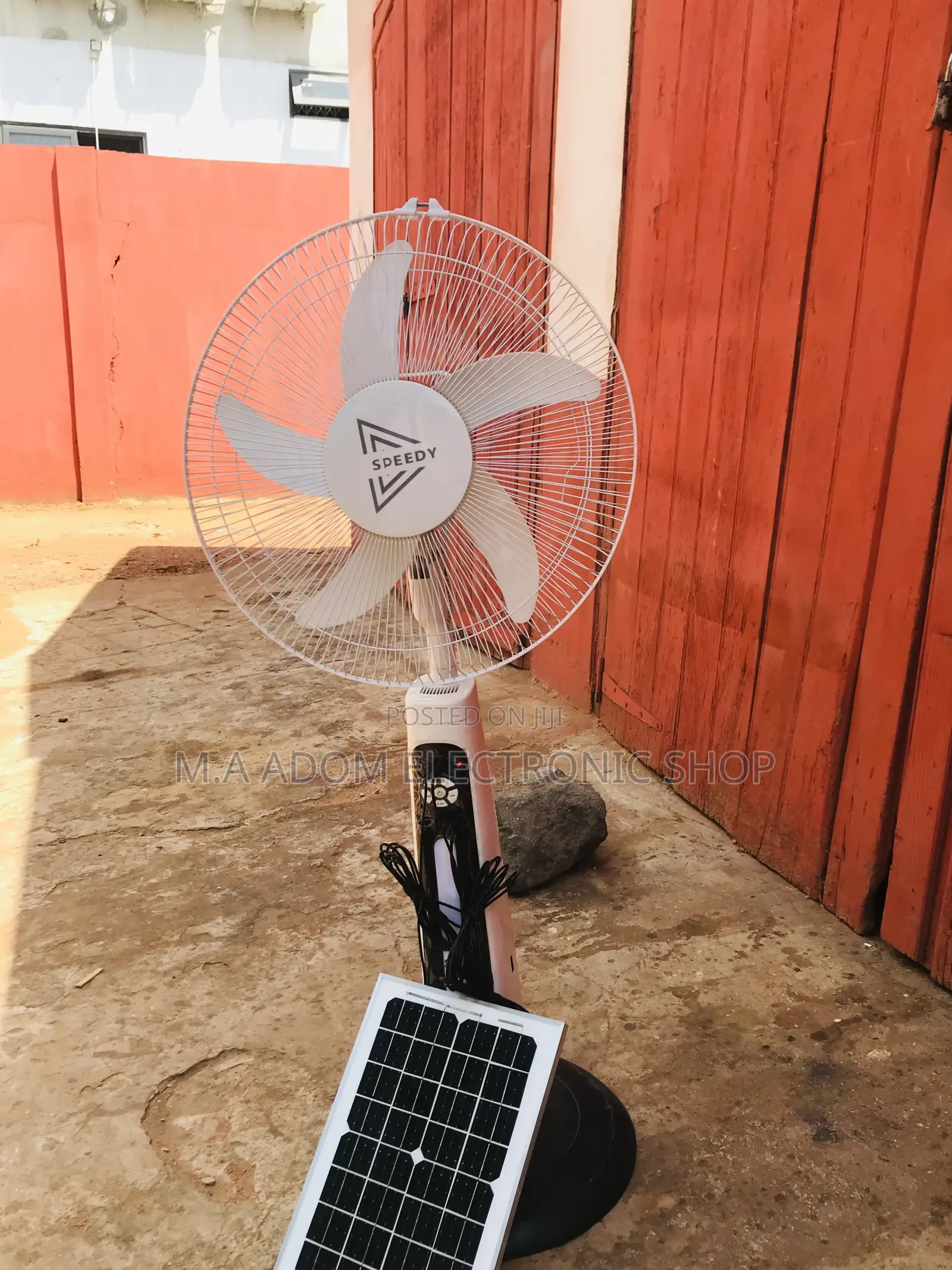 Order 16 Inch Rechargeable Standing Fan.