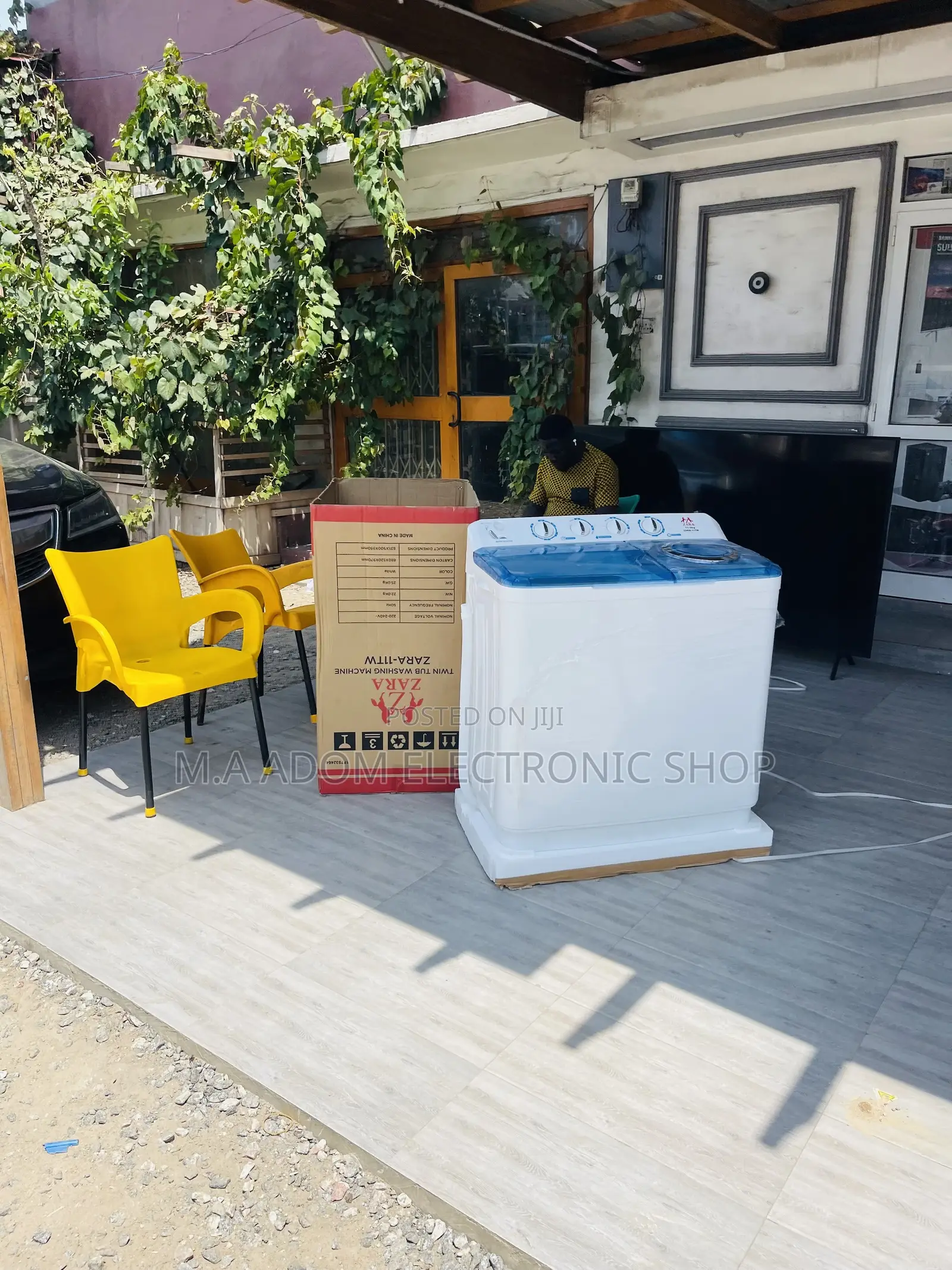 Authentic Zara 11kg Semi-Auto Electric Washing Machine.