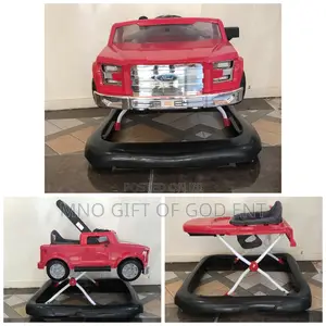 Bright Starts Ford 3 Ways to Play Walker, Red