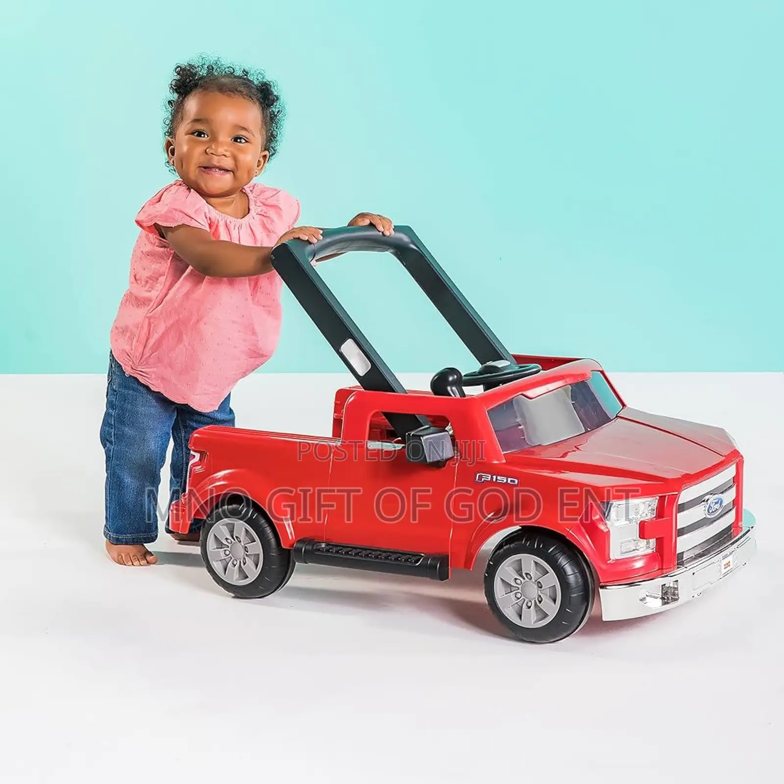 Bright Starts Ford 3 Ways to Play Walker, Red