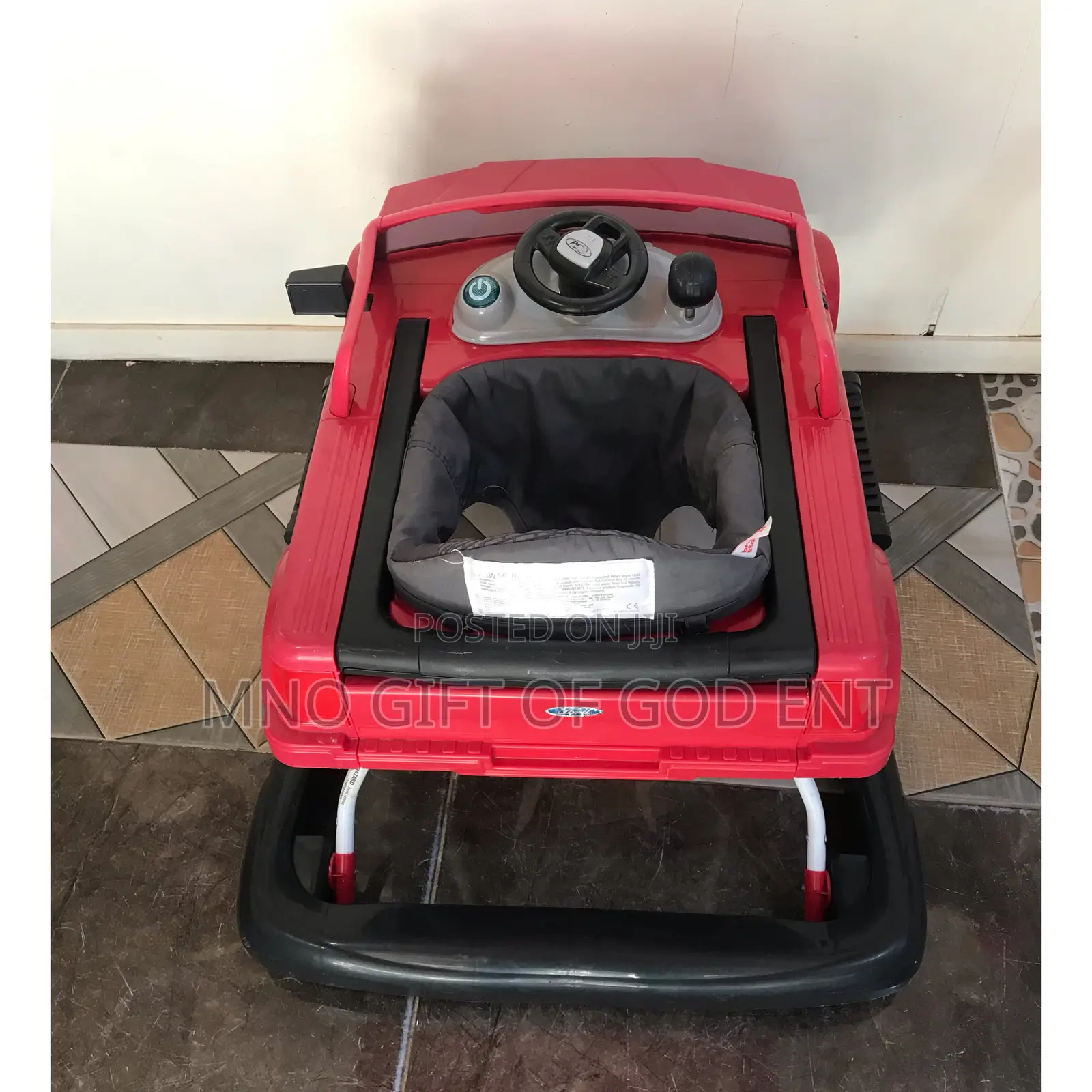 Bright Starts Ford 3 Ways to Play Walker, Red