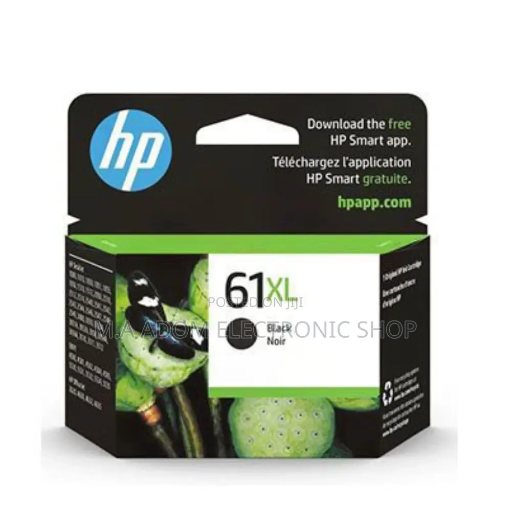 Hp 61 Black High-Yield Ink Catridge