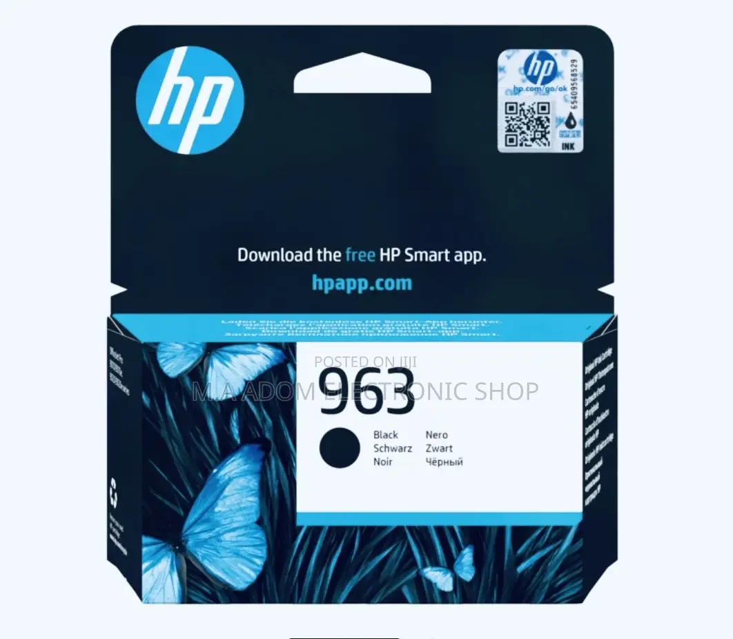 HP 963 Black Original Ink