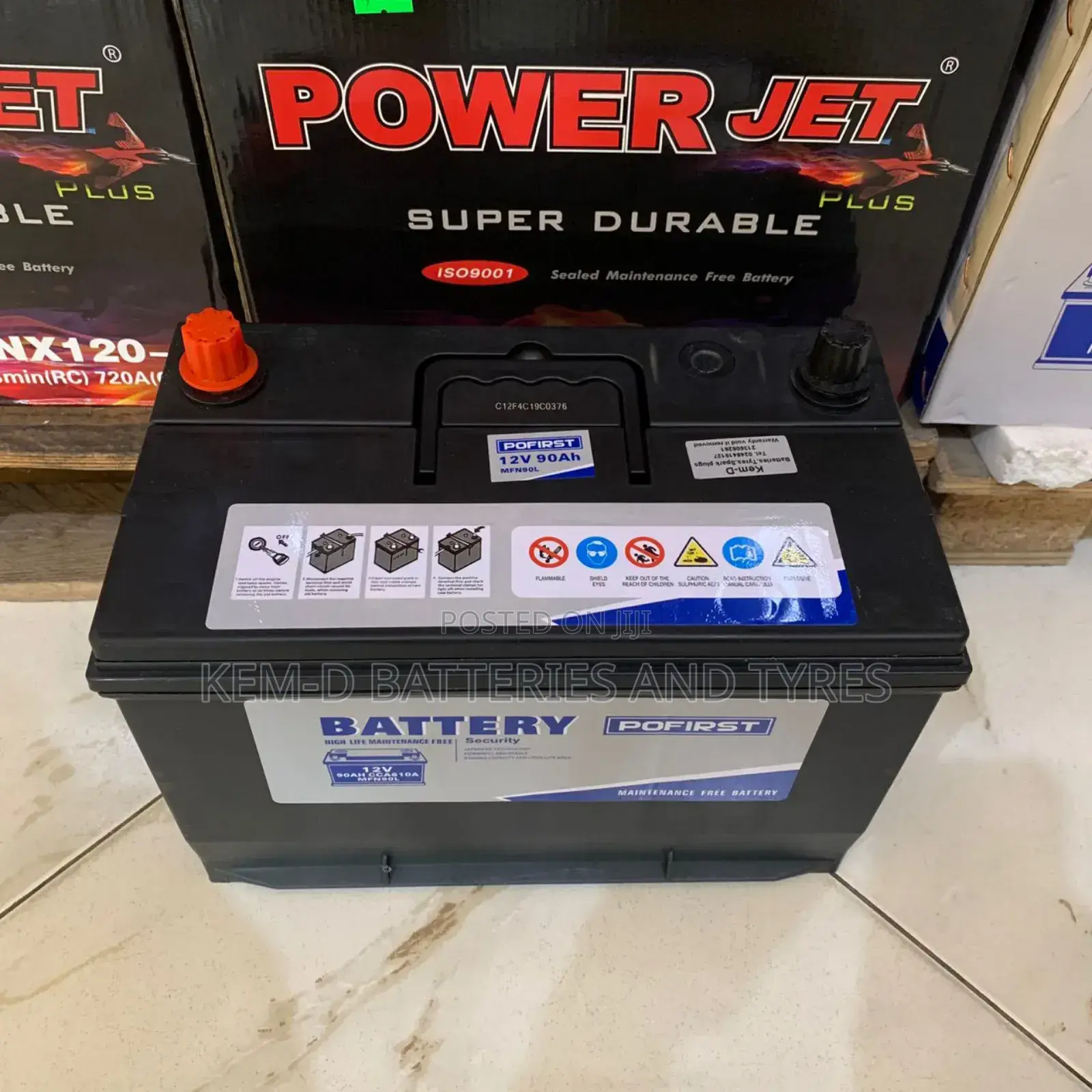 17 Plates Battery 90ah _ Free Delivery