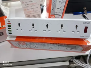 LDNIO Extension Power Socket Strip With 10 Sockets 6 Type-c