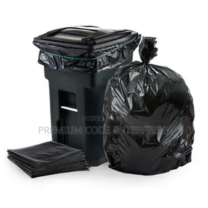 40 Liter Bin Liner 18”X31”, Black-180pcs/Carton