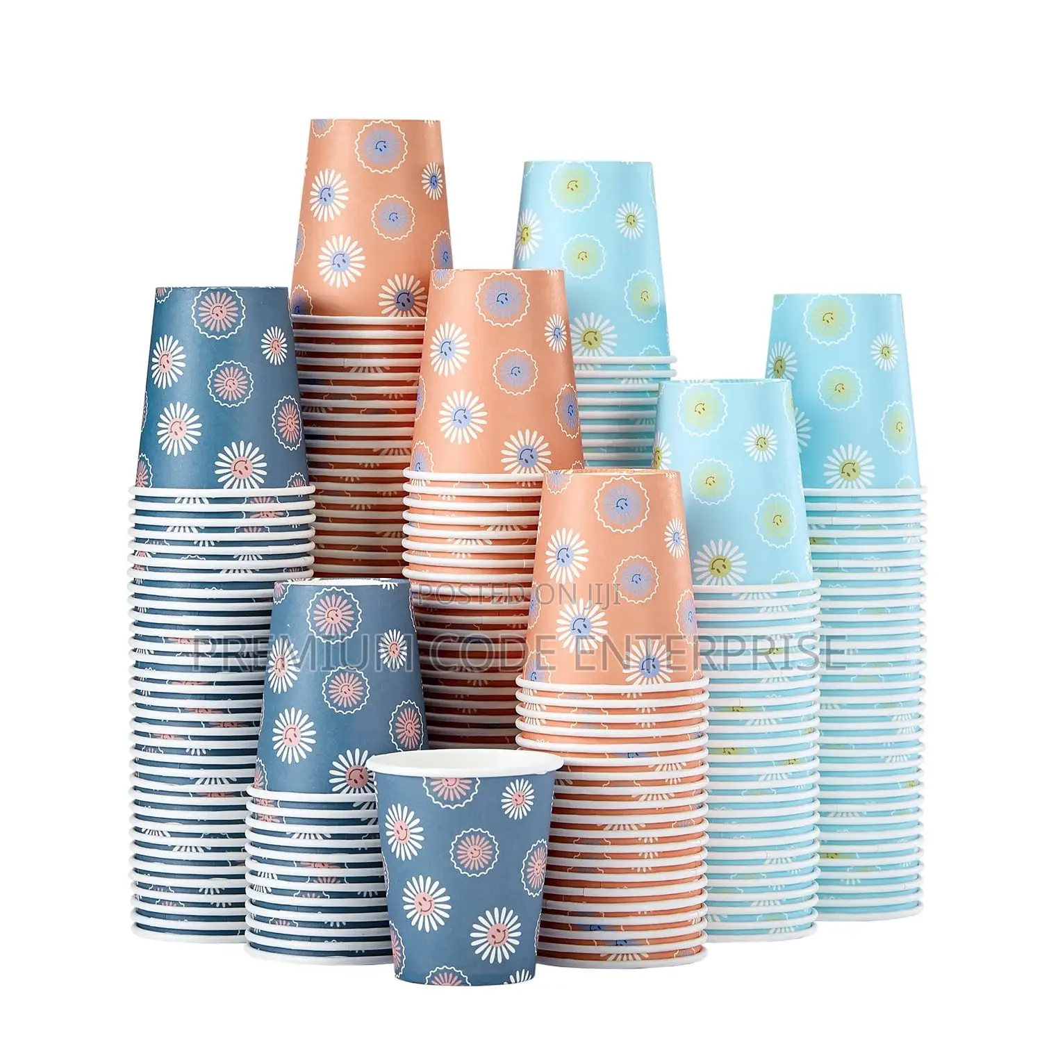 Disposable Paper Cup 8oz/237ml Small Size Carton, 20packs/50
