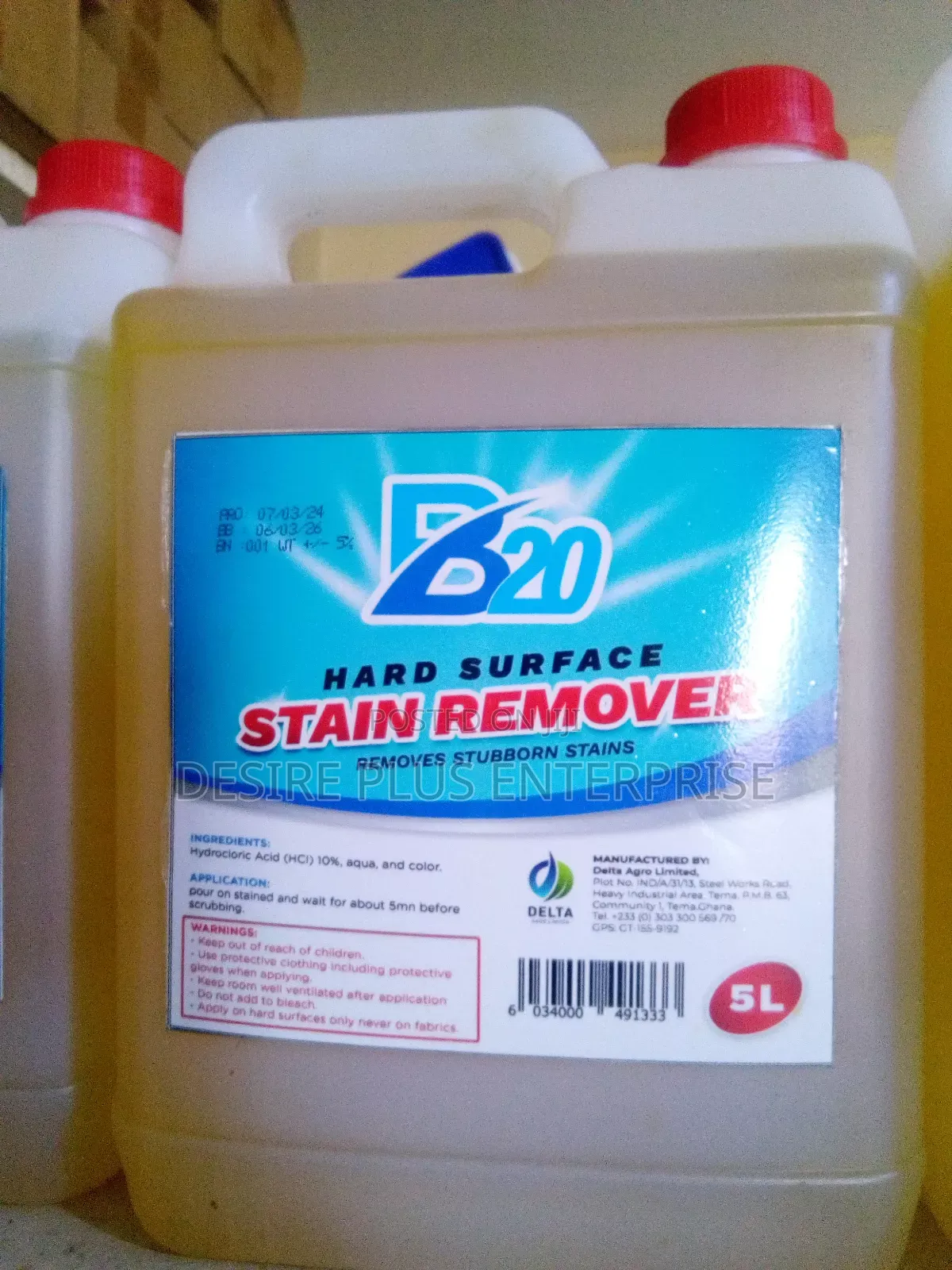 B20 Stain Remover